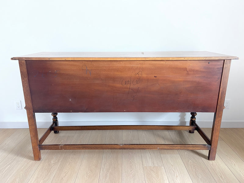 **SOLD** Vintage 1920s Berkey and Gay Sideboard Buffet Server Table - Jacobean Style - Two Doors and One Drawer - FREE SHIPPING