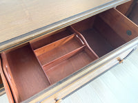 **SOLD** Vintage 1920s Berkey and Gay Sideboard Buffet Server Table - Jacobean Style - Two Doors and One Drawer - FREE SHIPPING