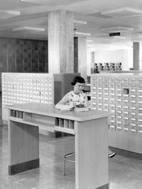 Vintage One-of-a-Kind 200-Drawer Library Card Catalog Cabinet from San Diego County Library - Refinished