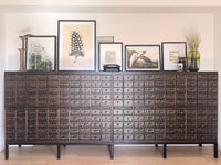 Vintage One-of-a-Kind 200-Drawer Library Card Catalog Cabinet from San Diego County Library - Refinished