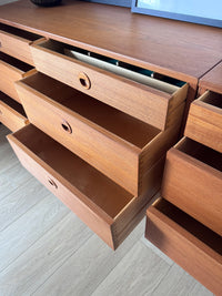Pair of MCM 1961 Swedish DUX Teak Dressers, Credenzas, Night Stands – Mid-Century Modern
