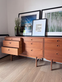 Pair of MCM 1961 Swedish DUX Teak Dressers, Credenzas, Night Stands – Mid-Century Modern