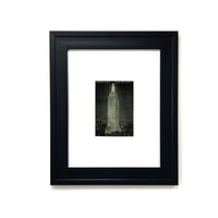 1940s Empire State Bldg at Night - Vintage Framed Art
