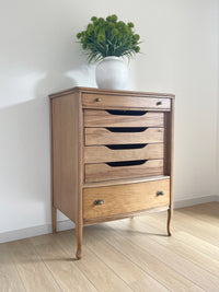 **SOLD** French Provincial Antique Chest of Six Drawers Dresser by Sligh Furniture - 1916