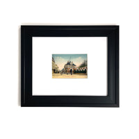1910s Fontainebleau L'Hotel des Postes - Vintage France Framed Art