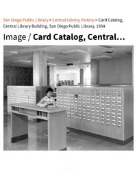 Vintage One-of-a-Kind 200-Drawer Library Card Catalog Cabinet from San Diego County Library - Refinished