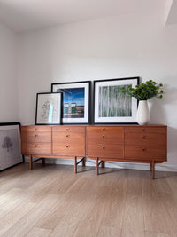 Pair of MCM 1961 Swedish DUX Teak Dressers, Credenzas, Night Stands – Mid-Century Modern