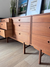 Pair of MCM 1961 Swedish DUX Teak Dressers, Credenzas, Night Stands – Mid-Century Modern