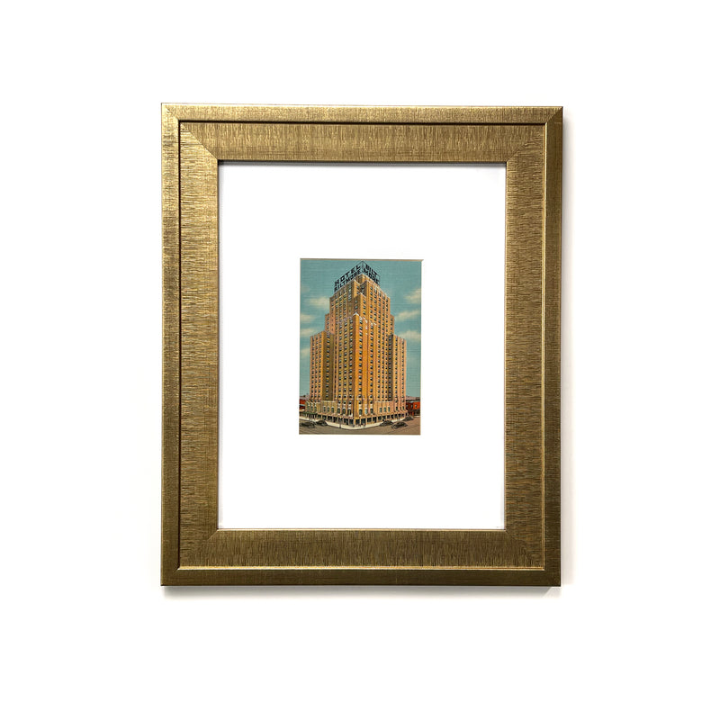 1940s Hotel Biltmore of Oklahoma City - Vintage Framed Art